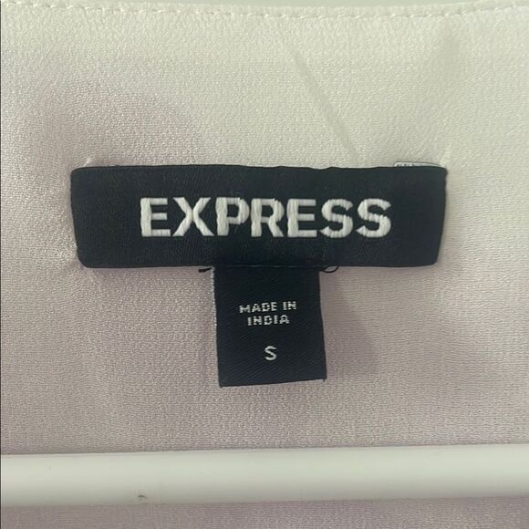 Express Lavender Floral Wrap Blouse - Picture 2 of 5